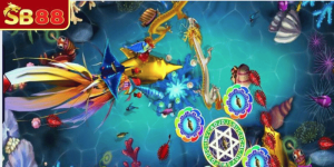  Giao diện đại dương Bắn Cá Online SB88 - các loại súng - sinh vật biển 3D